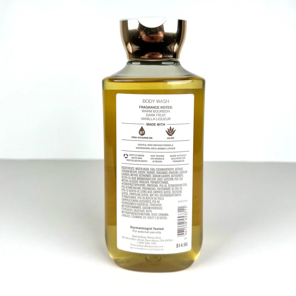 Bath & Body Works Cozy Vanilla Bourbon Body Wash 10 oz Retired Scent NEW